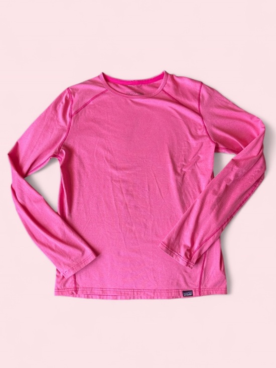 Patagonia Other - Patagonia‎ Kids Capilene Silkweight Long Sleeve Shirt Pink XXL (16–18) EUC